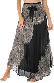 Falda Larga Hippie Mujer ORANDESIGNE - Estilo y Comodidad