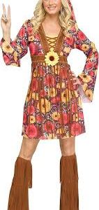 Disfraz Hippie Flower Power para toda la familia