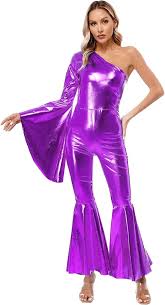 Mono Metálico Brillante para Mujeres - Ropa Hippie Discoteca Carnaval
