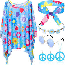 Accesorios Hippie para Niñas: Pendientes y Diadema Hicarer