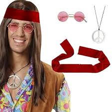 Conjunto de Accesorios Hippies para Disfraces - Toque Bohemio Único