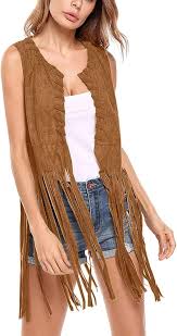 Chaqueta de Punto con Flecos para Mujer - Estilo Hippie Chic