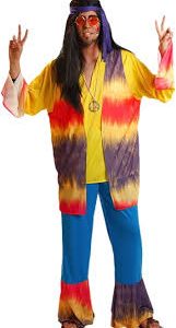 Disfraz Hippie Adulto - Vive la Era Psicodélica