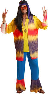 Disfraz Hippie Adulto - Vive la Era Psicodélica