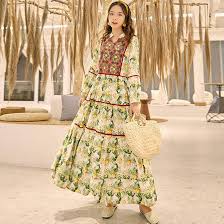 Vestido Cóctel Bordado LYNLYN - Ropa Hippie Elegante para Primavera