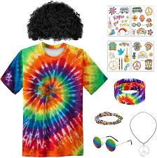 Diviértete con el Disfraz Boyigog: Blusa Disfraz Hippie Perfecta para Tus Fiestas