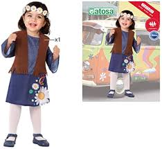 Disfraz Hippie para Niña - Atosa
