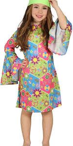 Vestido Hippie Niña - Caracterización Woodstock