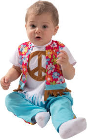 Disfraz Hippie Flores Para Bebé - El Look Perfecto para Pequeños Aventureros