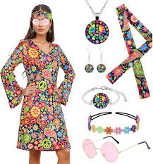 Accesorios de Carnaval y Halloween: Traje de Hippie Perfecto
