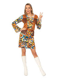 Vestido Hippy Multicolor con Flecos - Bristol Novelty AC730L