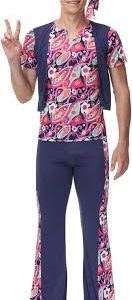 Disfraz Hippie Pareja para Halloween y Carnaval