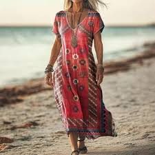 Vestido Bohemio Estampado - Elegancia Hippy Chic