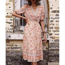 Vestido Midi AMDOLE: Elegancia Hippy Chic para Cada Ocasión