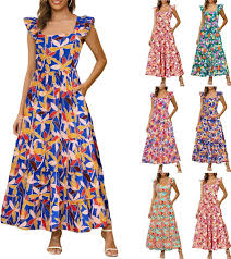 Vestido Elegante Uxxnjfg para Invitadas: Estilo Hippie para Bodas