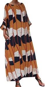 Vestido Aireado Hawaiano para Tallas Grandes - Estilo Hippie