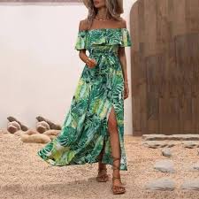 Vestidos Elegante Estampado Cuadrado para Vacaciones - Perfectos para Fiestas Hippies