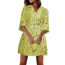 Vestido Informal Cuartos Retazos - Estilo Hippie Chic para Madrinas