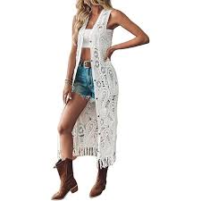 Cárdigan Abierto Estampado: El Toque Hippie para tus Vacaciones