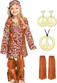Disfraz Hippie Niña - Diversión y Estilo para Halloween