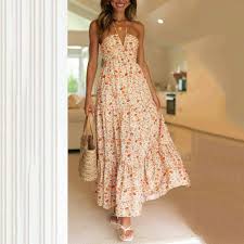 Vestido Elegante Premama Hippie para Embarazadas