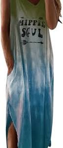 Vestido Hippie Soul Estampado Casual: Tu Compañero Perfecto para el Verano