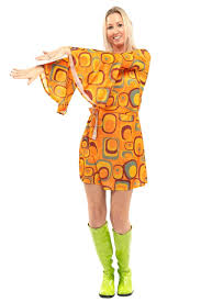 Vestido Hippie Soul Estilo Naranja - Original Replicas