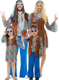 Disfraz Hippie Flower Décadas para Niños - Revive los 60s