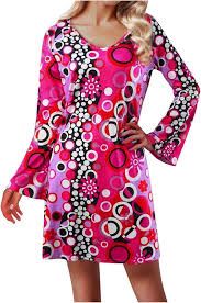 Vestido Discoteca Hippie para Carnaval y Halloween