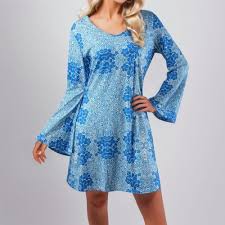 Vestido Estampado Elegante para Discoteca - Estilo Hippie con Cuello V