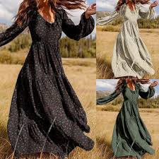 Vestido Bohemio de Primavera Yiouyisheng