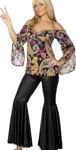 Disfraz Hippie Mujer Smiffys 30442X2 - Color y Estilo para Tu Fiesta