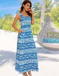 Vestido Bohemio Estampado Elegante con Espalda al Aire