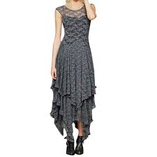 Vestido Largo Asimétrico Hippie con Tirantes - Estilo Único y Confortable