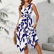 Vestidos Playeros Cruzados Elegantes para Un Look Estiloso y Cómodo