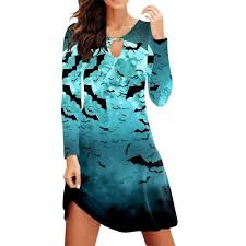 Vestido Estampado Informal de Invierno para Bodas Hippie