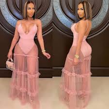 Vestido Largo Hippie Abierto por los Lados - Liaddkv