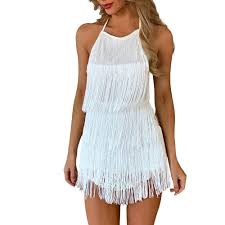 Vestido Espalda Descubierta Hippy con Encaje