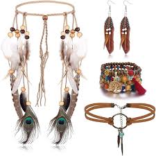 Conjunto de Accesorios Hippies para Mujeres - Eowppue