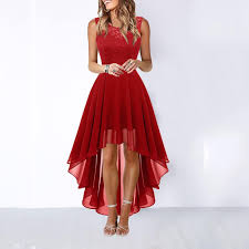 Vestido Elegante Rockabilly con Dobladillo Irregular para Invitadas a Bodas