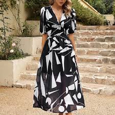 Vestido Largo Negro Hippie Talla Grande - AMDOLE