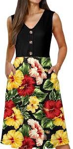 Vestido Billetera Allegorly para Mujeres - Estilo Hippie Corto