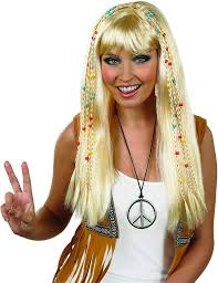 Peluca Hippie Mujer - Fun Shack WIG